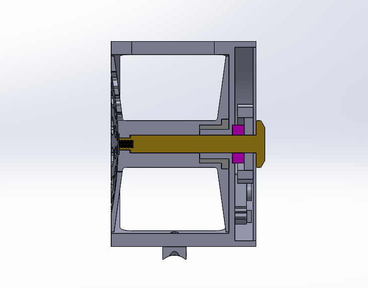 Click and Pawl Reel CAD Exploded View